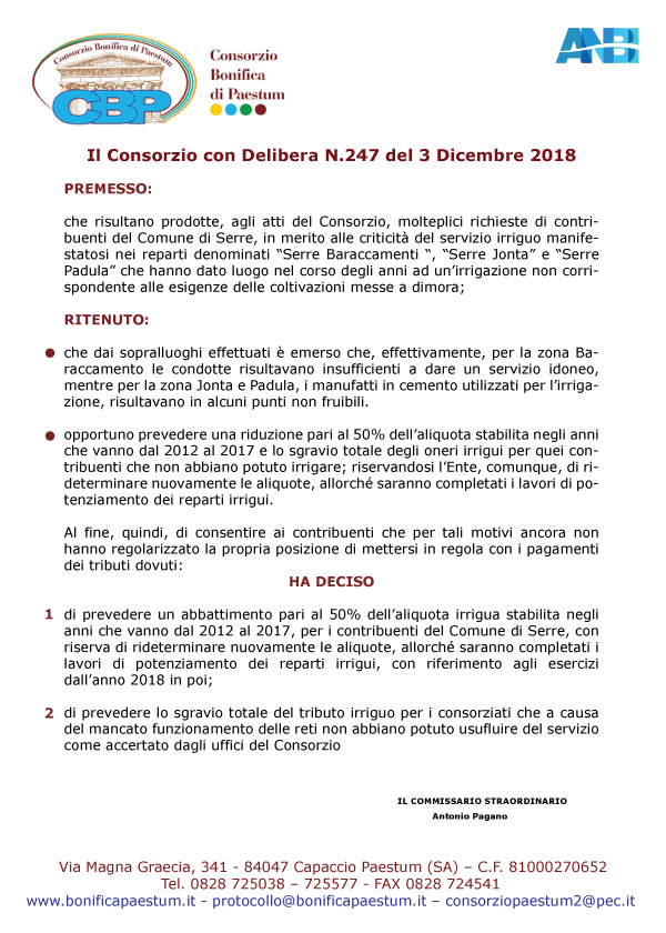 Consorzio Bonifica di Paestum
